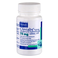 Clintabs 75 mg, 100 Tablets (clindamycin)