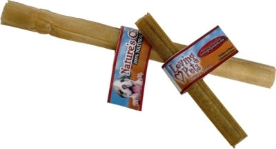 Compressed Rawhide Stick, 10 inches