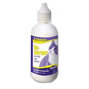 Conquer De-Wormer for Cats and Kittens, 4 oz