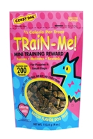 Crazy Dog Train-Me! Mini Training Reward Dog Treats, Bacon, 4 oz