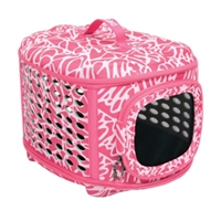 Curvations Dog Carrier, Pink Print