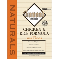 Diamond Naturals Chicken & Rice Adult Dog Formula, 40 lb