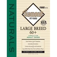 Diamond Naturals Large Breed 60+ Adult Dog Formula, 40 lb