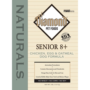 Diamond Naturals Senior 8+ Dog Formula, 35 lb