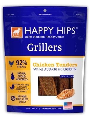 Dogswell Happy Hips Grillers, Chicken Tenders, 5 oz
