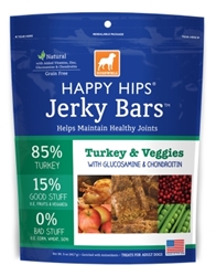 Dogswell Happy Hips Jerky Bars, Turkey & Veggies, 5 oz