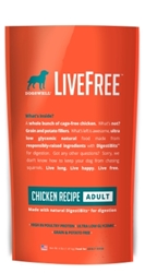 Dogswell LiveFree Grain-Free Dry Dog Food, Adult Chicken Recipe, 4 lbs