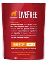 Dogswell LiveFree Grain-Free Dry Dog Food, Adult Lamb Recipe, 12 lbs