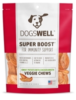 Dogswell Super Boost Veggie Chew Dog Treats, Chicken, 15 oz