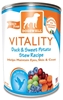Dogswell Vitality Grain-Free Canned Dog Food, Duck & Sweet Potato Stew Recipe, 12.5 oz, 12 Pack