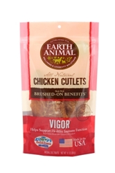 Earth Animal All Natural Vigor Chicken Cutlets, 10 oz