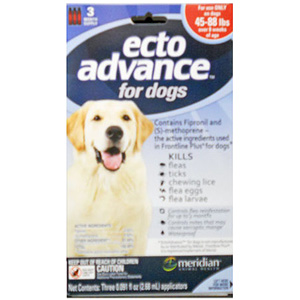 EctoAdvance For Dogs & Puppies 45-88 lbs, 12 Month Supply