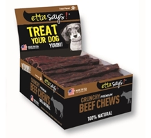 Etta Says Crunchy Premium Beef Chews, 4 in, 36 ct