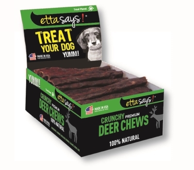 Etta Says Crunchy Premium Deer Chews, 4 in, 36 ct