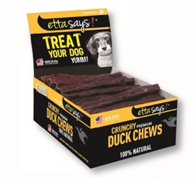 Etta Says Crunchy Premium Duck Chews, 4 in, 36 ct