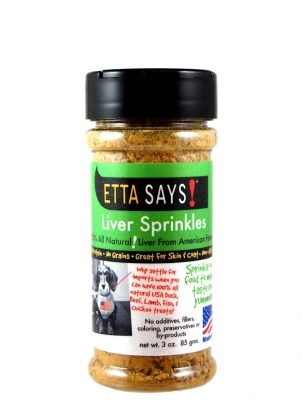 Etta Says Freeze Dried Liver Sprinkles, 3 oz