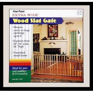 Extra Wide Wood Slat Gate, 53" x 24"