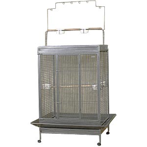 EZ Care Playtop Cage for Large Birds, 49" x 39" x 71"