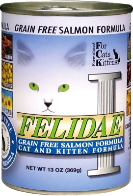 Felidae Grain-Free Cat and Kitten Canned Food, salmon, 13 oz, 12 Pack