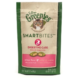 Feline Greenies SmartBites Digestive Care Salmon Flavor, 2.1 oz : VetDepot.com
