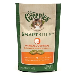 Feline Greenies SmartBites Hairball Control Chicken, 2.1 oz | VetDepot.com