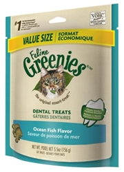 Feline Greenies Value Size Ocean Fish Flavor, 5.5 oz
