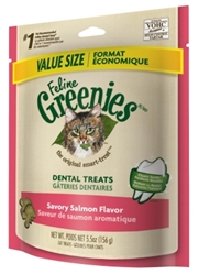 Feline Greenies Value Size Savory Salmon Flavor, 5.5 oz