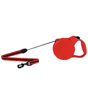 Flexi Classic Long Red Tape Leash, Large 26 ft