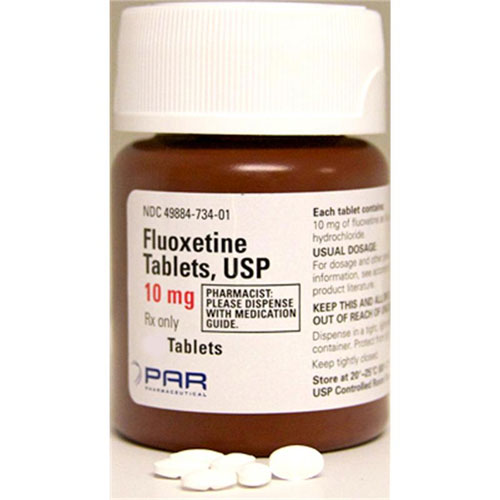 Fluoxetine 10 mg, 1 Tablet 
