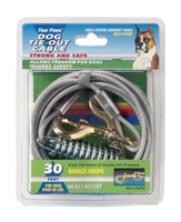 Four Paws Dog Tie-Out Cable, Heavy Weight, 15 ft