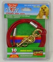 Four Paws Dog Tie-Out Cable, Medium Weight, 10 ft