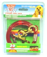 Four Paws Dog Tie-Out Cable, Medium Weight, 20 ft