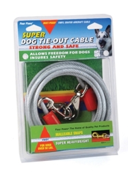 Four Paws Dog Tie-Out Cable, Super Heavy Weight, 20 ft