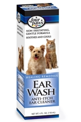 Four Paws Ear Wash for Dogs & Cats, 4 oz