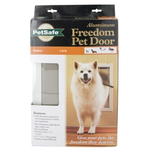 Freedom Aluminum Pet Door, Medium