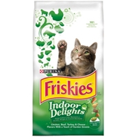 Friskies Indoor Delights Cat Food, 3.5 lb - 6 Pack