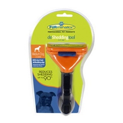 FURminator deShedding Tool For Medium Dogs, 2.65" Short Hair Edge
