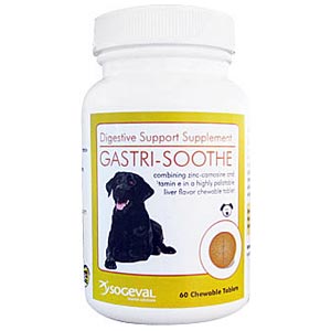 Gastri-Soothe Digestive Support Formula for Dogs, 60 Chewable Tablets