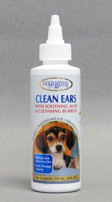 Gold Medal Pets Clean Ears Liquid Cleanser for Dogs &amp; Cats 4 oz