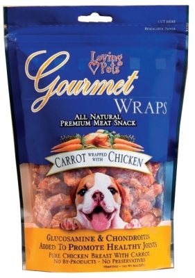 Gourmet Wraps- Carrot Wrapped with Chicken, 8 ounces
