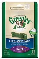 Greenies Hip & Joint Care Treat Pack for Large Dogs, 18 oz, 12 ct