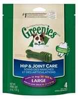 Greenies Hip & Joint Care Treat Pack for Large Dogs, 6 oz, 4 ct