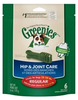 Greenies Hip & Joint Care Treat Pack for Regular Dogs, 6 oz, 6 ct