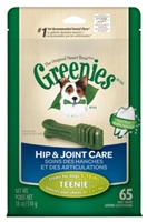 Greenies Hip & Joint Care Treat Pack for Teenie Dogs, 18 oz, 65 ct