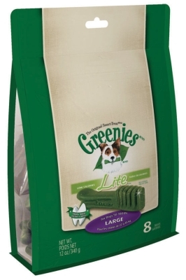 Greenies Lite Treat Pack for Large Dogs, 12 oz, 8 ct
