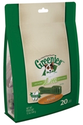 Greenies Lite Treat Pack for Petite Dogs, 12 oz, 20 ct
