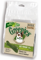 Greenies Mega Treat Pack for Teenie Dogs, 18 oz, 62 ct