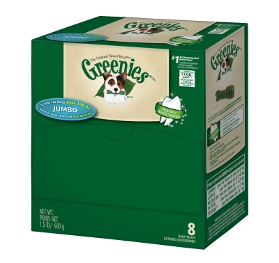 Greenies Mini Me Merchandiser Treat Pack for Jumbo Dogs, 1.5 lbs, 8 ct