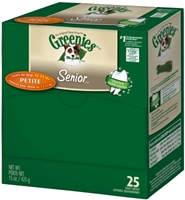 Greenies Mini-Me Merchandiser Treat Pack for Petite Dogs, 15 oz, 25 ct