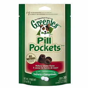 Greenies Pill Pockets, Hickory Smoke, 30 Tablets : VetDepot.com